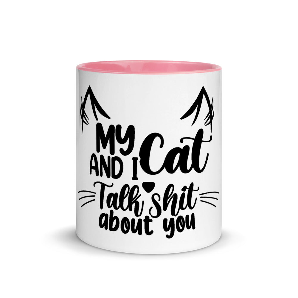 Shit Talking Cat Coffee Mug